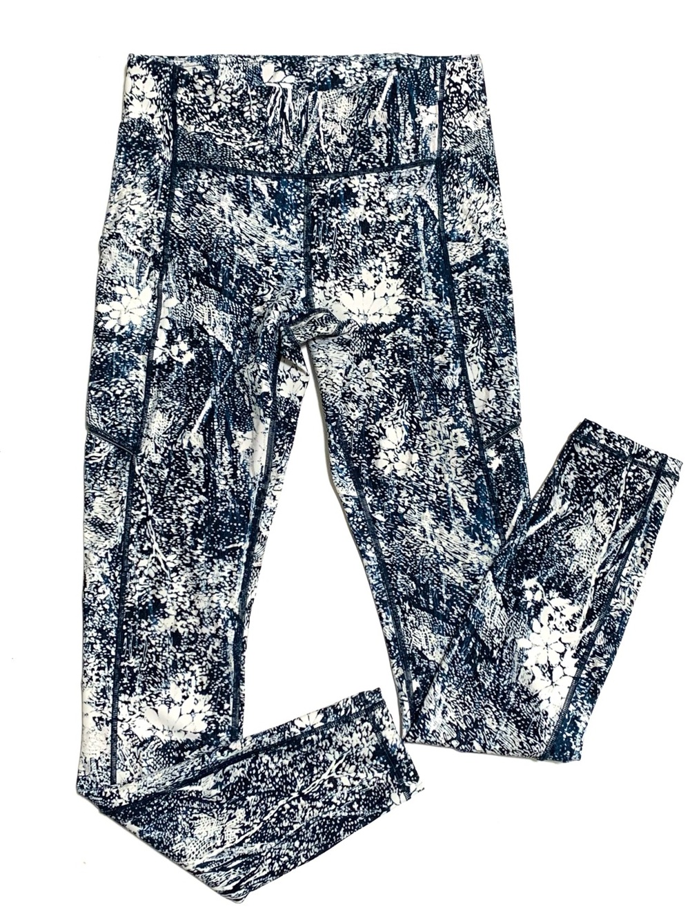 Lululemon Print 7/8 Leggings Low Rise Size 4